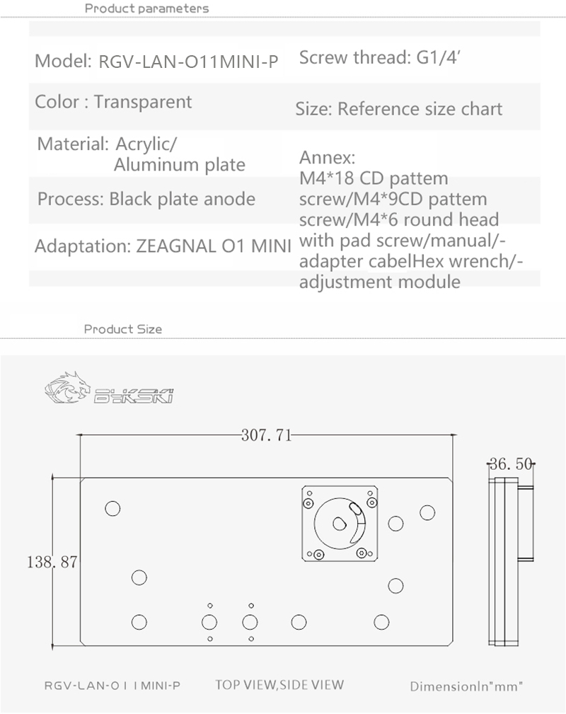 BYKSKI système de refroidissem - Distro Plate Ddc Pump Combo avis et prix